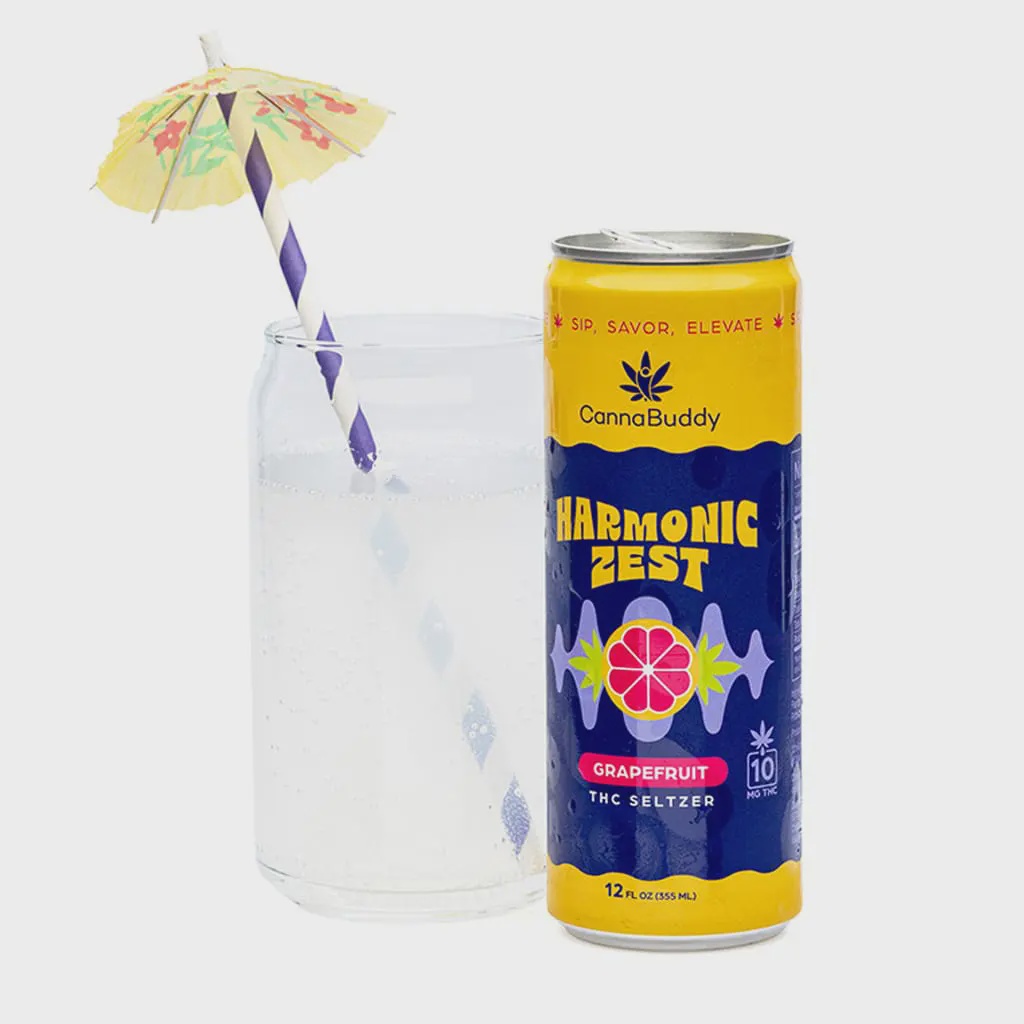 CannaBuddy Delta 9 THC Seltzer - Harmonic Zest